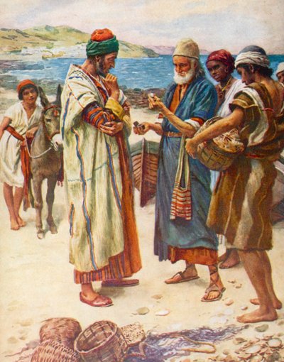 Büyük Fiyatın İncisi, Matta by Harold Copping