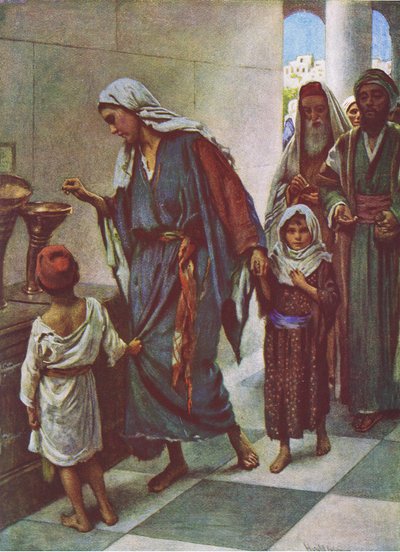 Zavallı kadının hediyesi, Harold Copping Pictures
