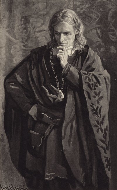 Bu genç Prens derin bir melankoli ile kaplandı by Harold Copping
