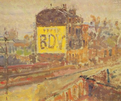 Hampstead Yolu, c.1910-11 by Harold Gilman