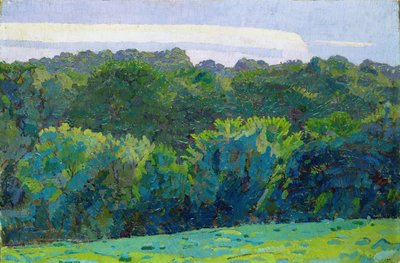 Manzara, Somerset, 1917 by Harold Gilman