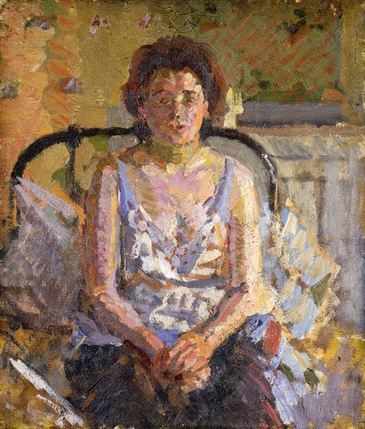 Yataktaki Kadın, c.1912-3 by Harold Gilman