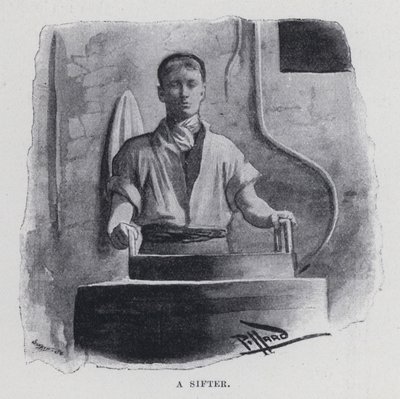Bir elek (s/b fotoğraf) by Harold Hume Piffard