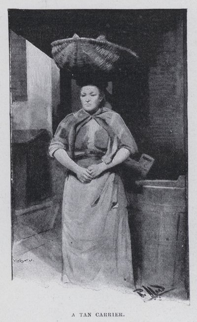 Bir bronzluk taşıyıcı (s/b fotoğraf) by Harold Hume Piffard