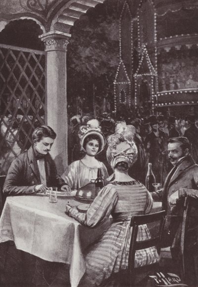 Vanity Fair için William Makepeace Thackeray (lito) çizimi by Harold Hume Piffard