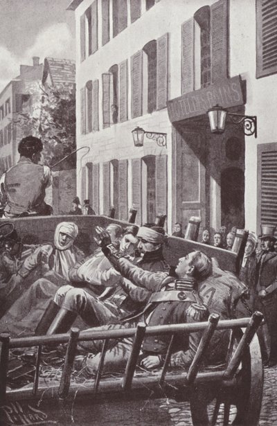 Vanity Fair için William Makepeace Thackeray (lito) çizimi by Harold Hume Piffard