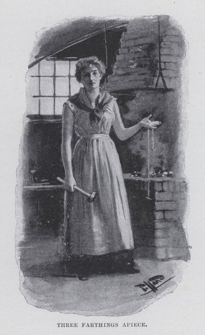 Her biri üç farthing (s/b fotoğraf) by Harold Hume Piffard