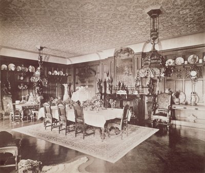 Yemek Odası, Wickham Salonu, Kent, 1897 by Harold Palmer