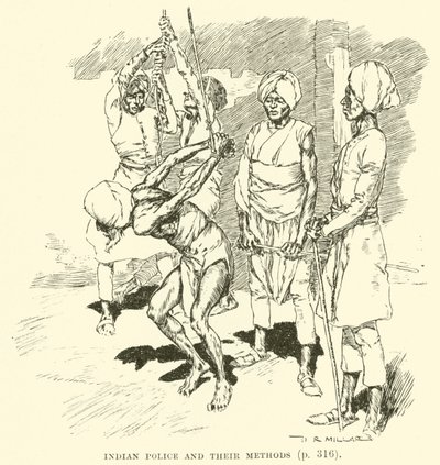 Hint Polisi ve yöntemleri (gravür) by Harold Robert Millar