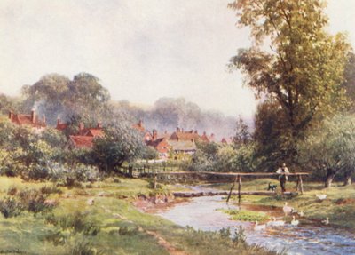 Abinger Çekici (renkli lito) by Harold Sutton Palmer