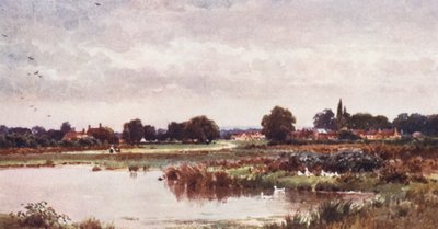 Dunsfold, Cranleigh yakınında (renkli lito) by Harold Sutton Palmer