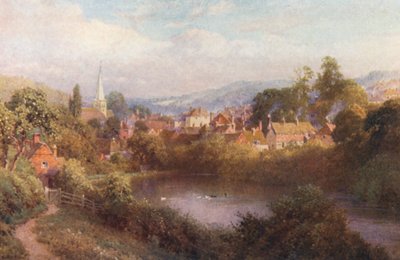 Godalming, Eski Kentten Bir Parça (renkli taş baskı) by Harold Sutton Palmer