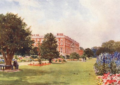 Hampton Court (renkli lito) by Harold Sutton Palmer
