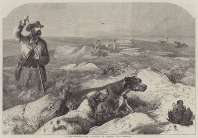 Orman Tavuğu Çekimi (gravür) by Harrison William Weir