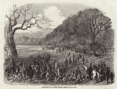 ಸ್ಪೆಲ್ಥಾರ್ನ್ ಕ್ಲಬ್ ಕೋರ್ಸ್ ಮೀಟಿಂಗ್ ಟರ್ಕ್ by Harrison William Weir