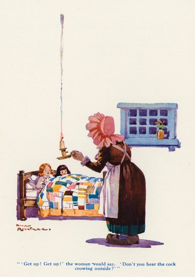 Dul ve Küçük Bakireleri (renkli taş) by Harry Rountree