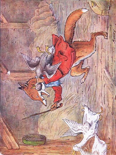 Ve onu sırtına savurdu, 1920 by Harry B Neilson