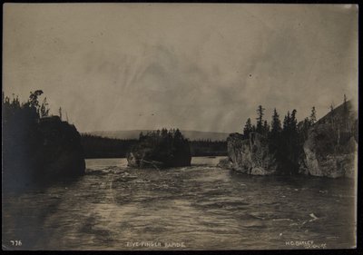 Five Fingers Rapids, fotoğrafçı, HC Barley, Skagway, tarihsiz (s/b fotoğraf) by Harry C. Barley