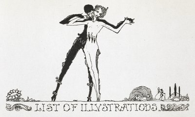 Bir erkek ve kadın dans ediyor. by Harry Clarke