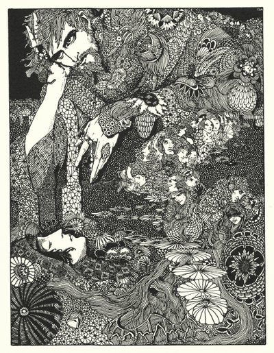 Edgar Allan Poe: Morella (taş baskı) by Harry Clarke