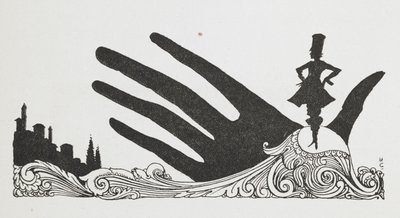 'Küçük başparmak' öyküsünün illüstrasyonu. by Harry Clarke