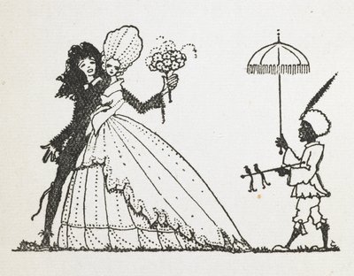 'Peri' hikayesi için illüstrasyon. by Harry Clarke
