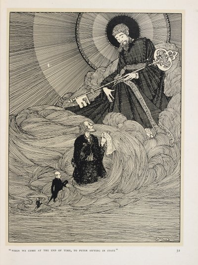 Dooney'nin Kemancısı. "Zamanın sonuna geldiğimizde, Peter'ın durumuna geldiğimizde" by Harry Clarke