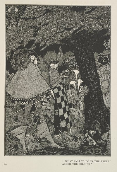 Tinder Box "Ağaçta ne yapacağım?" askere sordu. by Harry Clarke