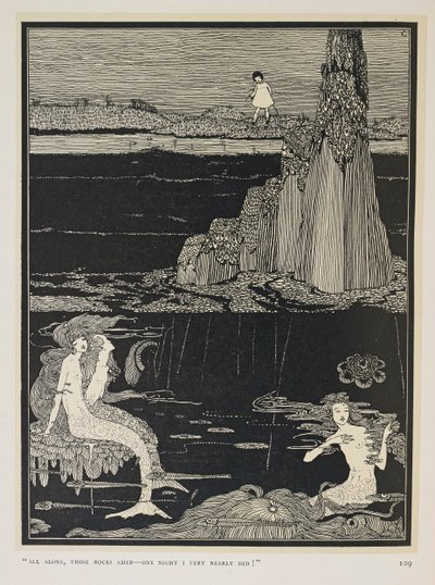 Çok Yakında! "Tek başıma, o kayaların ortasında... bir gece neredeyse başaracaktım!" Üç denizkızı by Harry Clarke