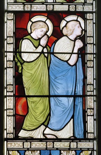Çarmıha Gerilme yan paneli, Doğu Penceresi, 1872 (vitray) by Harry Ellis Wooldridge