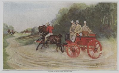 Köpek arabası en Demi-poste, bir İngilizce (İngiliz tarzı Köpek Arabası) by Harry Finney