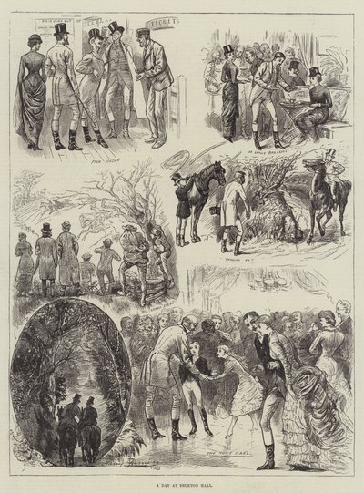 ಬೆಕ್ಟನ್ ಹಾಲ್ ಟರ್ಕಿಯಲ್ಲಿ ಒಂದು ದಿನ by Harry Furniss