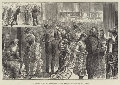 Şehirde Sanat, Mansion House'da Conversazione by Harry Furniss