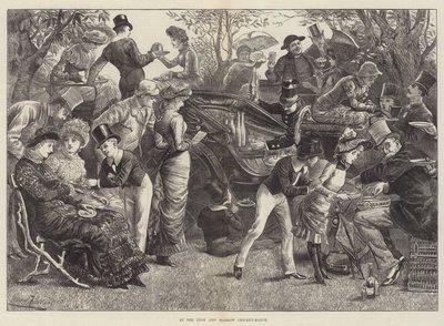 Eton ve Harrow Kriket Maçında by Harry Furniss