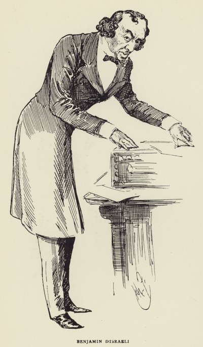 Benjamin disraeli by Harry Furniss