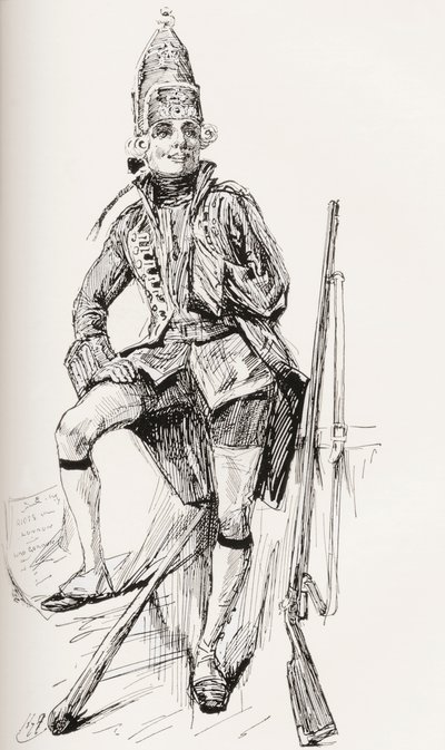 Charles Dickens'ın romanı Barnaby Rudge için İllüstrasyon by Harry Furniss