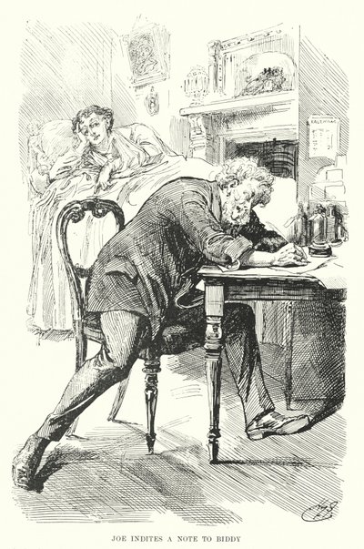Charles Dickens tarafından Büyük Beklentiler için İllüstrasyon (lito) by Harry Furniss