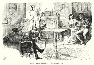 Charles Dickens tarafından Büyük Beklentiler için İllüstrasyon (lito) by Harry Furniss