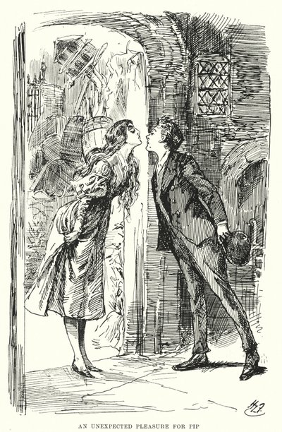 Charles Dickens tarafından Büyük Beklentiler için İllüstrasyon (lito) by Harry Furniss