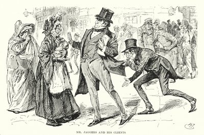 Charles Dickens tarafından Büyük Beklentiler için İllüstrasyon (lito) by Harry Furniss