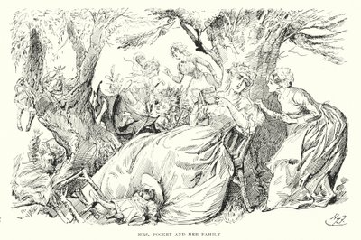 Charles Dickens tarafından Büyük Beklentiler için İllüstrasyon (lito) by Harry Furniss
