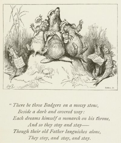 Lewis Carroll tarafından Sylvie ve Bruno için illüstrasyon (gravür) by Harry Furniss