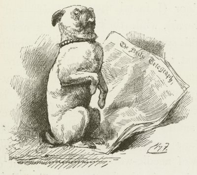 Lewis Carroll tarafından Sylvie ve Bruno için illüstrasyon by Harry Furniss