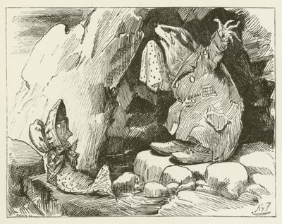 Lewis Carroll tarafından Sylvie ve Bruno için illüstrasyon by Harry Furniss