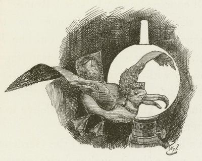 Lewis Carroll tarafından Sylvie ve Bruno için illüstrasyon by Harry Furniss