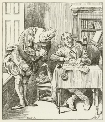 Lewis Carroll tarafından Sylvie ve Bruno için illüstrasyon by Harry Furniss