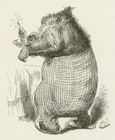 Lewis Carroll tarafından Sylvie ve Bruno için illüstrasyon by Harry Furniss