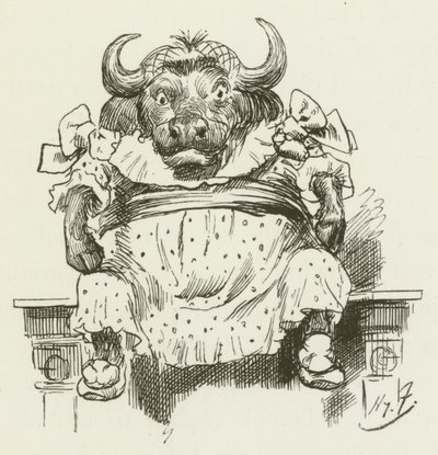 Lewis Carroll tarafından Sylvie ve Bruno için illüstrasyon by Harry Furniss