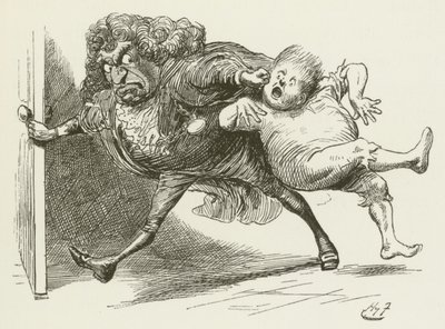 Lewis Carroll tarafından Sylvie ve Bruno için illüstrasyon by Harry Furniss