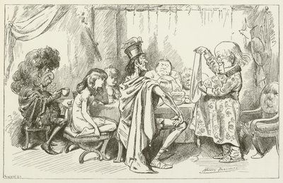 Lewis Carroll tarafından Sylvie ve Bruno için illüstrasyon by Harry Furniss